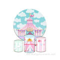 Fabric weddding backdrop banner tu